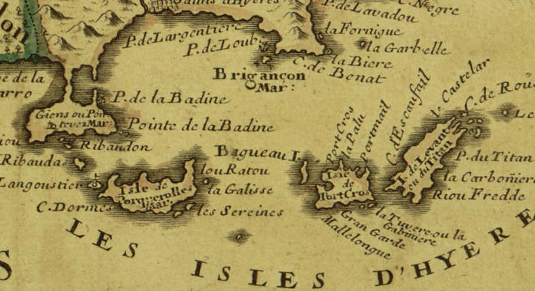 carte de Tralage 1707
